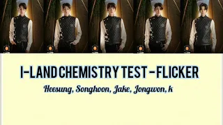 I-LAND - FLICKER [Rom/Eng/Malay] (Lyrics Color Coded) Heesung, Songhoon, Jake, Jongwon, K