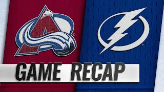 Stamkos, Domingue lead Lightning to 7-1 win vs. Avs