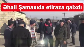 "Rüşvəti həm özü yeyir, həm də ətrafındakılara yedizdirir" - Şamaxıda ETİRAZ