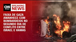 Gaza amanhece com bombardeios no segundo dia de conflito entre Israel e Hamas | BREAKING NEWS