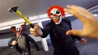 Horror Clowns VS Parkour POV | Creepy Halloween Chase