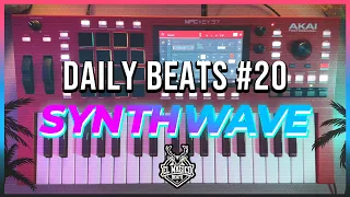 Daily Beats #20 | Making 80s synthwave beat on Akai MPC Key 37