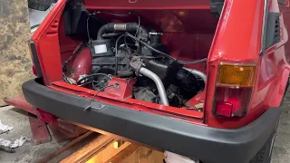 Fiat 126p - pierwsze odpalenie po małym remoncie