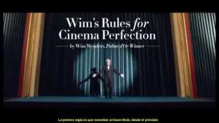 Perfectionists: Reglas de la Perfección según Wim Wenders