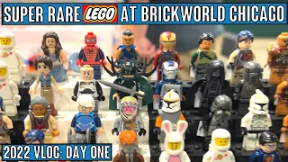 VLOG: RARE LEGO FINDS at BrickWorld Chicago 2022 - DAY ONE