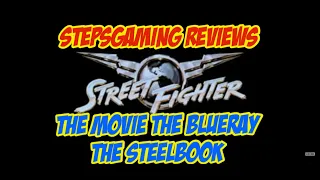 Street Fighter the Movie the Blue-ray the Steel Book Unboxing by Kristen Steps