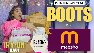 Latest winter *BOOTS*👢from Meesho| Best Collection | comfortable |Honest Review | Tryon| Gimaashi