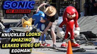 SONIC THE HEDGEHOG 2 Set Leaks Reveal First Look At KNUCKLES & Video Of Doctor Eggman