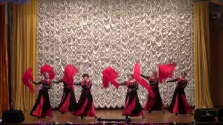 сеньориты  с танцем "Арабское Фламенко"
