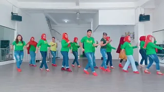 Yank Line Dance / Choreo by Enny Darmaji (INA) / Demo by 7Gym & Studio Palembang