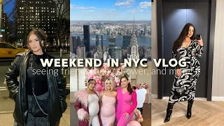 WEEKEND IN NYC♡ Meeting up with Friends, Exploring the City, Tricia & Kam's Baby Shower and more!