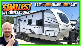 Big Features Under 26ft Long!! 2023 Cougar 22RBS Couple's Camping Travel Trailer