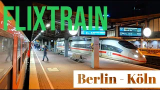 FLIXTRAIN Berlin - Köln  Impressions of the train ride in Germany 4K