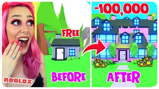 I Paid A PROFESSIONAL BUILDER $100 To Build Me My Dream House In Adopt Me