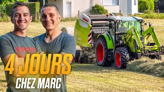 4 JOURS DE FOIN DANS LA FERME DE MARC !