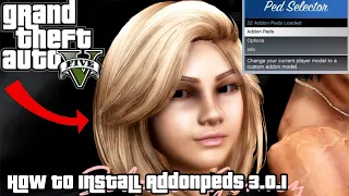 How To Install AddonPeds 3.0.1 August (2023) GTA 5 MODS
