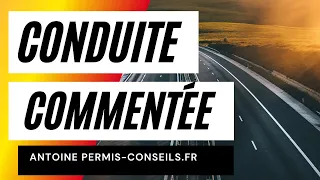 Conduite commentée, parking, autoroute, ville