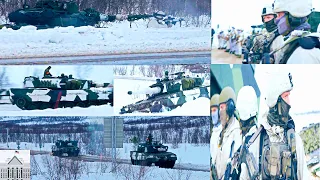 Nordic Response 2024: Finnish and Swedish Armoured Units Cross Into Norway