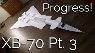 1/20 XB-70 Build Log Pt. 3 | Wings and Aft Fuselage