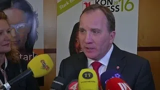 Löfven om MP-krisen: ”En mycket jobbig period” - Nyheterna (TV4)