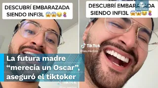 Descubre infidelidad de su esposa en pleno parto y se arman los golpes