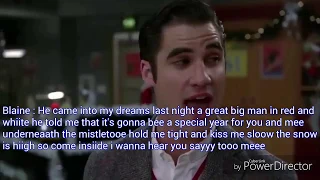 Glee Extraordinary Merry Christmas Lyrics Video