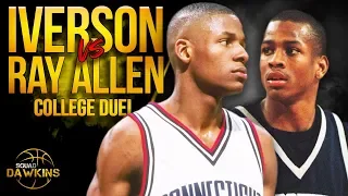 Ray Allen vs Allen Iverson EPiC College Duel | Big EAST 1996 Final Game | SQUADawkins