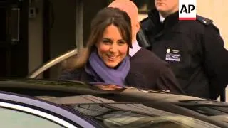 Pregnant Duchess of Cambridge leaves hospital