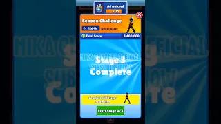 Subway Surfers Underwater 2024 - Claiming Rewards in Season Challenge (STAGE 3/5) #shorts