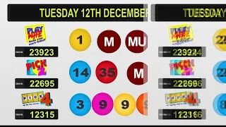 Nlcb Draw Results Tuesday 12th December 2023