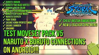 Test Moveset Pack V5 - Naruto x Boruto Connections