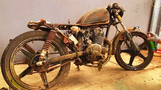 Restoration An Old  Rusty 𝐊𝐀𝐖𝐀𝐒𝐀𝐊𝐈 Motorcycles Racing //  Repair 4-stroke 𝐑𝐄𝐁𝐄𝐋 Engine USA