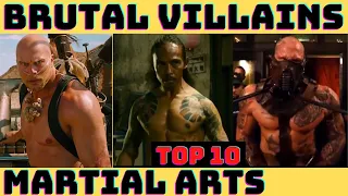 TOP 10 Brutal And Skilled Villains In MARTIAL ARTS Movies