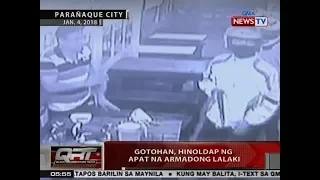 QRT: Gotohan sa Parañaque City, hinoldap ng 4 na armadong lalaki