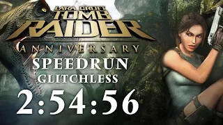 Tomb Raider Anniversary Any% Glitchless Speedrun Livestream - 2:54:56 - SteveOfWarr
