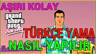 GTA VİCE CİTY TÜRKÇE YAMA NASIL KURULUR GTA VİCE CİTY TÜRKÇE YAMA NASIL YAPILIR