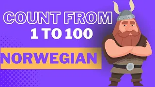 Count from 1 to 100 in NORWEGIAN. #counting #how #learning #norway