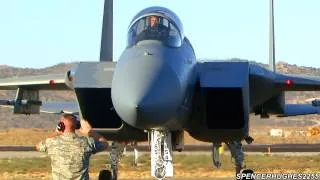 2012 Reno Air Races - F-15 Eagles Arrive (Wednsday)