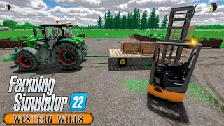 Expanding Road Network, Plowing new Fields ★ Western Wilds ★ Farming Simulator 22 ★ #11