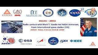 Radio contact with mark T. Vande Hei NASA Astronaut, From International space station (ISS)