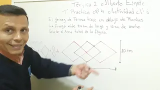 SUPERFICIE DE ROMBOS AREA SOMBREADA