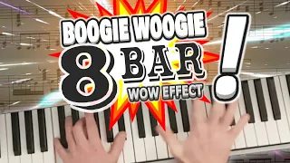 WOW! Boogie Woogie ! How To Play The 8 Bar Blues Piano ! Key to the Highway ! Beginners Tutorial