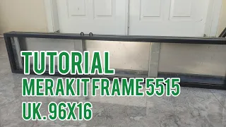 🔴 frame led❗Tutorial Merakit Frame 5515 96x16