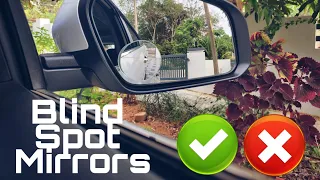 Blind spot mirror for cars - Does it really help? | Unboxing and installation | #car #drivingtips