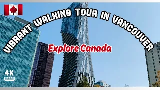 Exploring West Hastings Street Downtown Vancouver🚶 Vibrant Walking Tour in Canada 【4K】