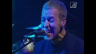 Coldplay performing Trouble live at MTV $2 Bill in 2002