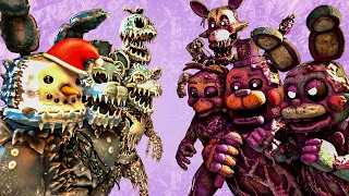 FNAF: Toxic Toys vs Black Ice Withered Animatronics