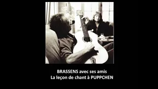 Brassens  Leçon de chant à Puppchen