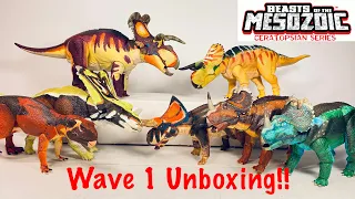 Beasts of the Mesozoic Ceratopsians Wave 1 Unboxing!! INCREDIBLE!!!