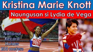 Kristina Marie Knott broke Lydia de Vega's Philippine National Record in 100 meter dash by 0.01sec